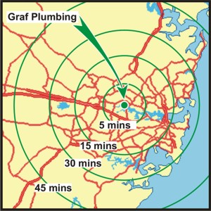 G.J Graf Plumbing - Service Area